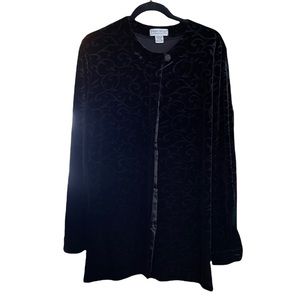 Black Velvet Blouse